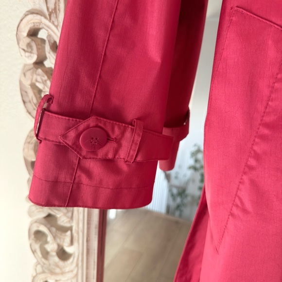 Vintage Hot Pink Trench Coat - Picture 4 of 6